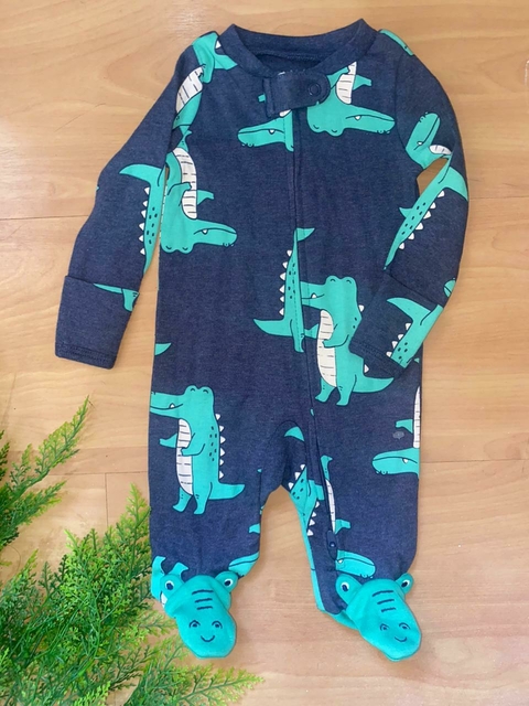 Macacão Carter's bebê com pezinho jacaré