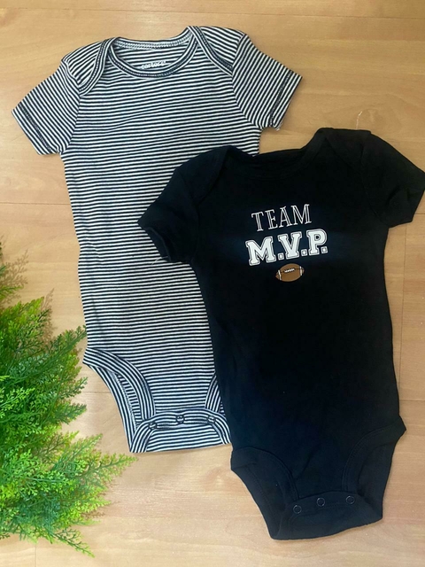 Kit body Carter's bebê 2 peças