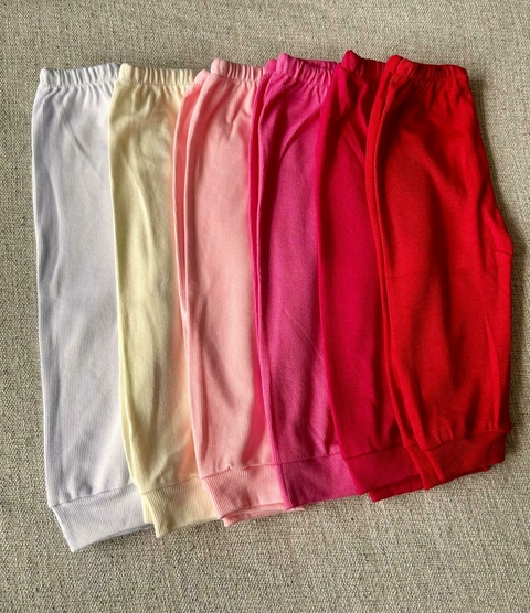 Calça mijão canelada