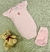 Conjunto Body Manga Curta e tapa fralda