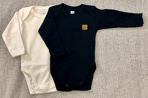 Body Manga Longa Baby Best Algodão Pima - Uv50+