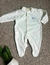Macacão Longo Plush Bebê Smoby Baby C/ Detalhe Bordado - Branco