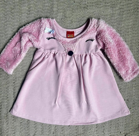 Vestido Kyly manga longa