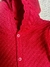 Macacão Vermelho de Tricot c/ Capuz Quentinho na internet