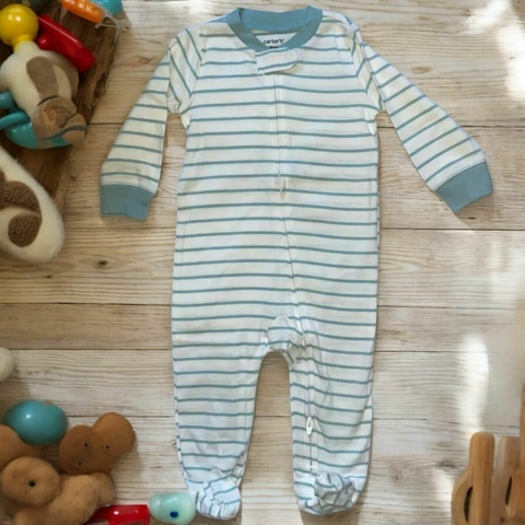 Macacão Carter's bebê com pezinho listrado - comprar online