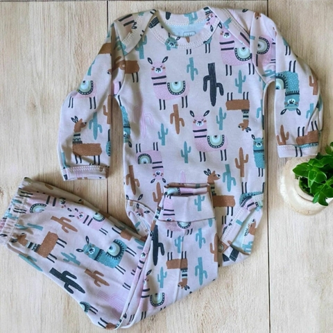 Conjunto Body e Calça Bebê 100% Algodão- Proteção Solar Uv50+ - comprar online