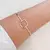 Bracelete detalhe quadrado