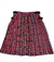 Kilt urbano rojo cuadrille en internet