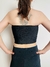 Cropped top Faixa c/bojo poliamida Verão Blogueiras na internet