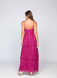 VESTIDO DE FESTA RENDA PINK na internet