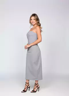 VESTIDO MIDI TOMARA QUE CAIA na internet
