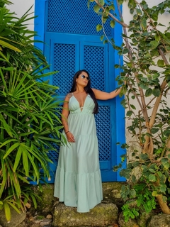 VESTIDO ARIEL VERDE ÁGUA