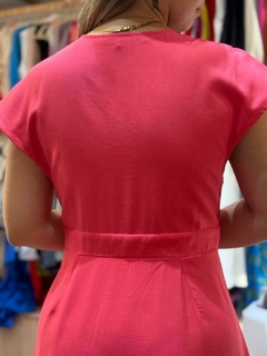 VESTIDO MIDI CORAL - comprar online