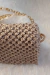 MARIE - Bolsa Estilo CLUTCH com Alça em Metal - Em Macramê - BOHO CHIC - comprar online