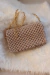 MARIE - Bolsa Estilo CLUTCH com Alça em Metal - Em Macramê - BOHO CHIC - comprar online