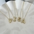 Cadena inicial chunky brillosa
