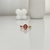 Anillo con zirconia roja