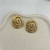Aretes espiral cuadrado