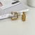Aretes triple cuadrados