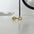 Anillo curveado chuncky