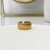 Anillo chunky con líneas