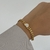 Pulsera corazón blanco