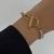 Pulsera de eslabones y zirconias - comprar en línea