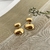 Aretes ovalados doble uso