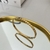 Pulsera rígida ovalada