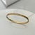 Pulsera rígida tira zirconias