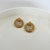 Hoops circulares con zirconias