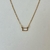 Cadena con dije de zirconia cristal
