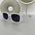 Lentes de sol blancos tipo Prada - comprar en línea