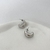 Aretes plateados