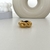 Anillo chunky dorado