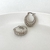 Hoops chunky plateadas