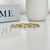 Anillo ajustable con inicial