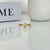 Anillo ajustale con zirconia rectangular