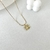 Cadena con dije de mariposa