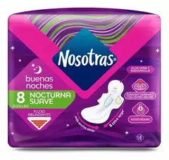 NOSOTRAS NOCTURNA TOALLAS FEMENINAS X 8