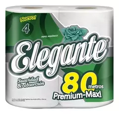 ELEGANTE PAPEL HIGIENICO PREMIUM MAX X 80 MTS