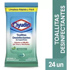 AYUDIN TOALLITAS DESINFECTANTES X 24