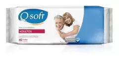 Q SOFT TOALLAS PARA ADULTOS X 40