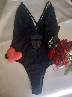 Body Rúbia Plus Size Renda e Tule
