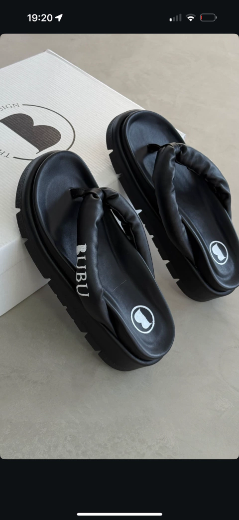 Tamanco platform puff BUBU