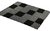 Tapete Sala Sislle 200x250 Tipo Sisal Antiderrapante s618 Preto e cinza na internet