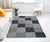 Tapete Sala Sislle 200x250 Tipo Sisal Antiderrapante s618 Preto e cinza - comprar online