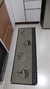 Passadeira Lancer sislle 0,50x1,50 Tipo Sisal Antiderrapante Preto Palha ks77 - Harmoni Decorações