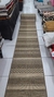 Tapete Passadeira por Metro Sislle 066 cm largura Tipo sisal Antiderrapante ps30 mescla palha