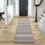 Tapete Passadeira Sislle 066x230 Tipo sisal Antiderrapante ps30 mescla palha